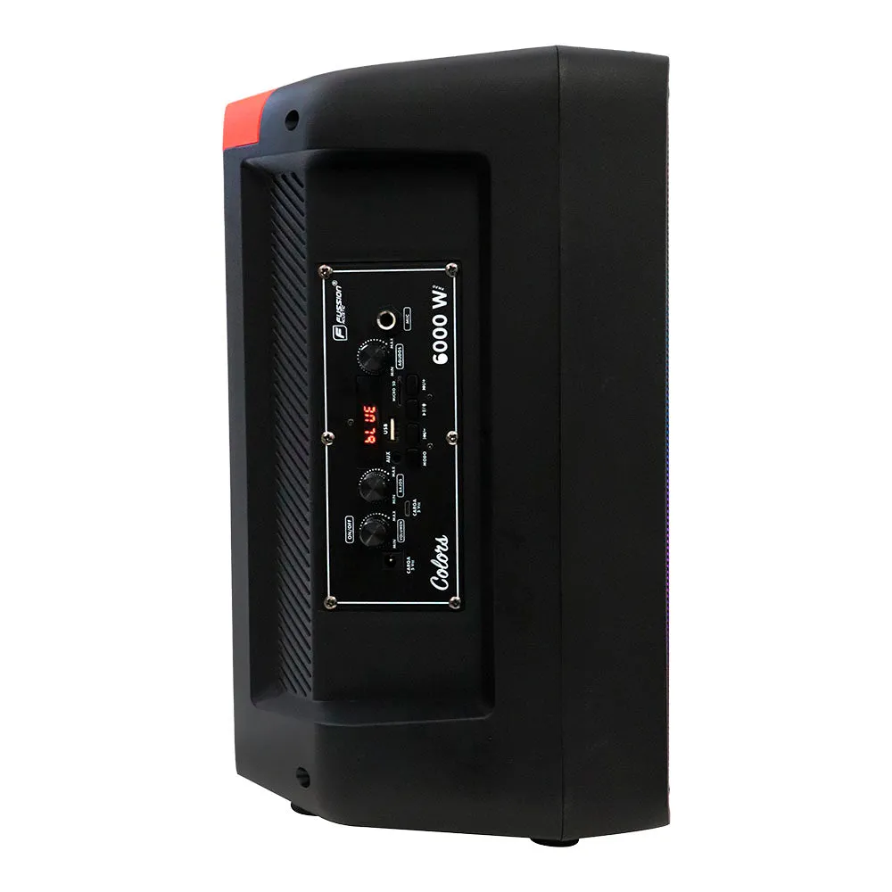 PBS8037 SONIDO POTENTE Y ESTILO VIBRANTE: DESCUBRE EL BAFLE AMPLIFICADO DE 8