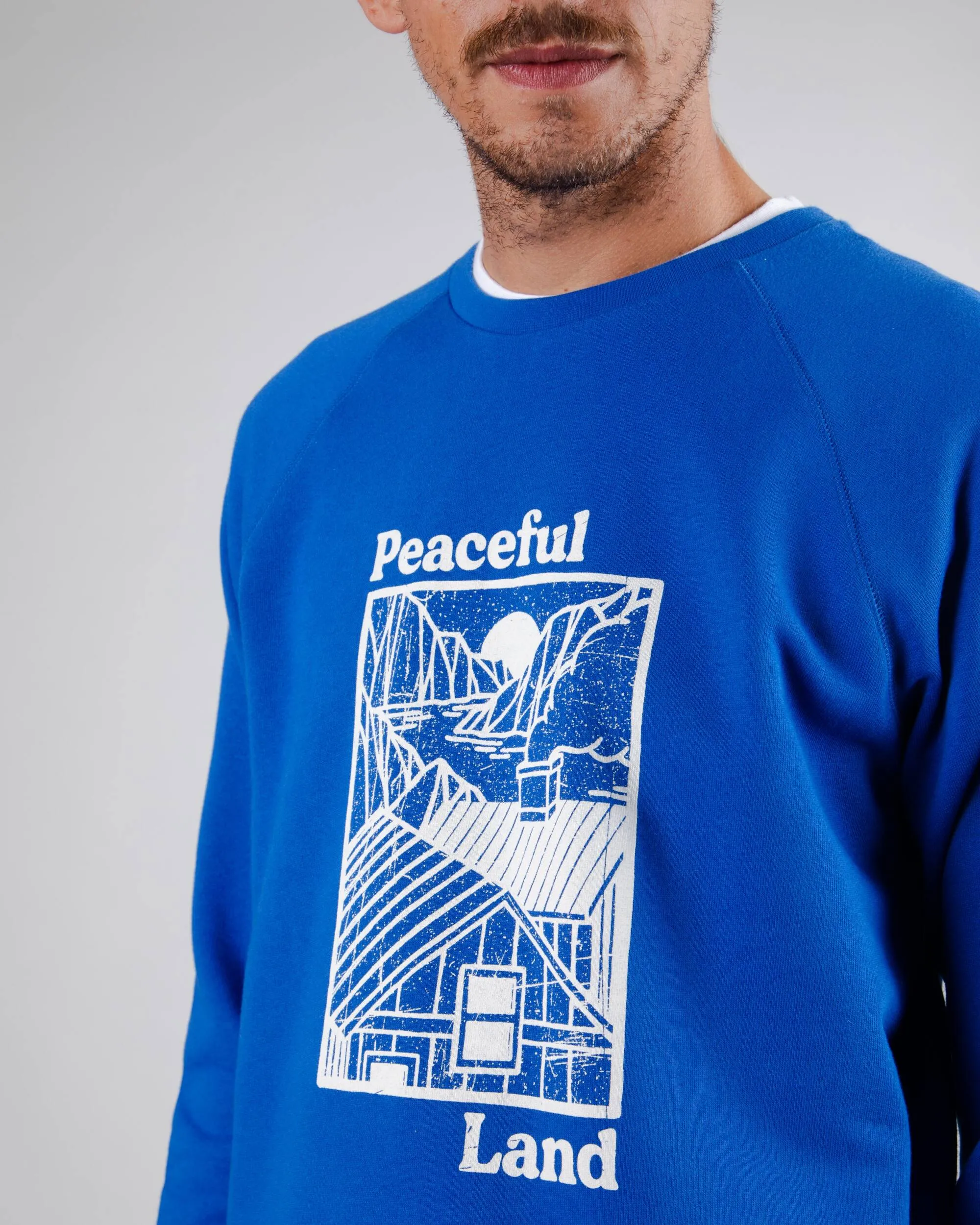 Peaceful Land Sweatshirt Blue