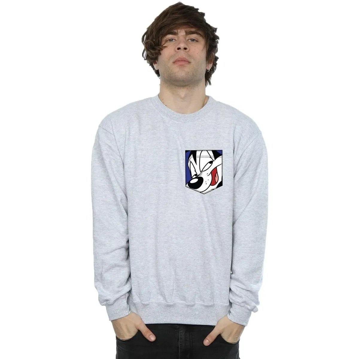 Pepe Le Pew Face Faux Pocket