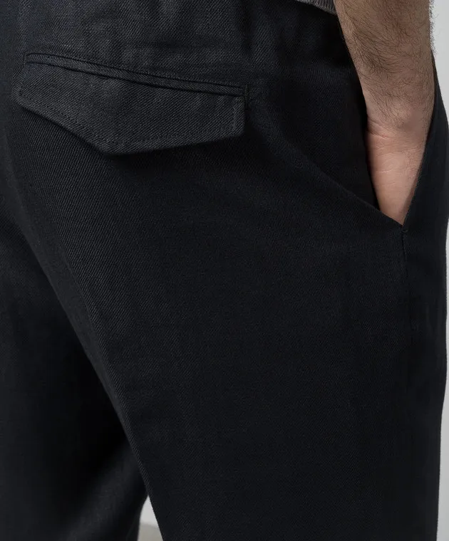 Peserico Blue linen pants