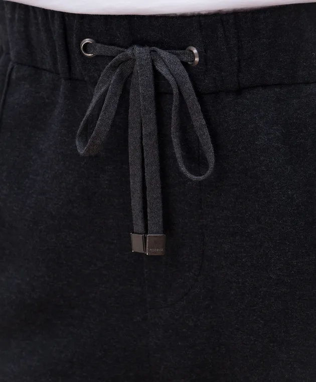 Peserico Gray pants with logo