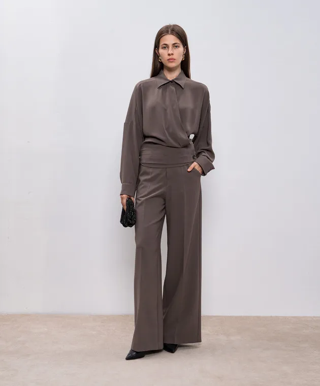 Philosophy di Lorenzo Serafini Pants in khaki color
