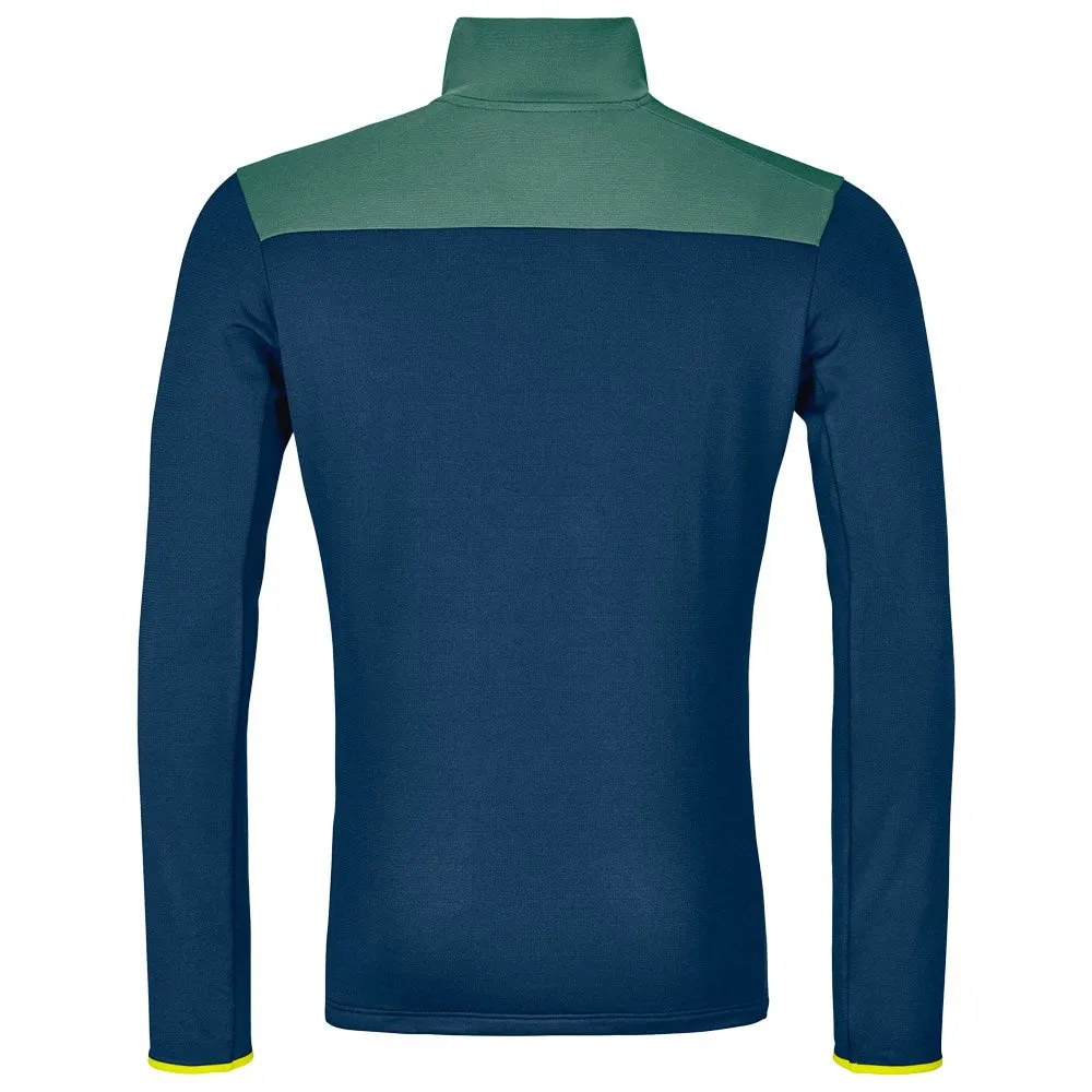 Polar Ortovox Fleece Light Zip Neck M Deep Ocean
