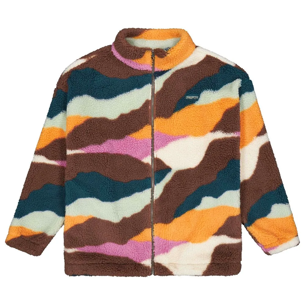 Polar Picture Gypsi Zip Fleece Strates Print