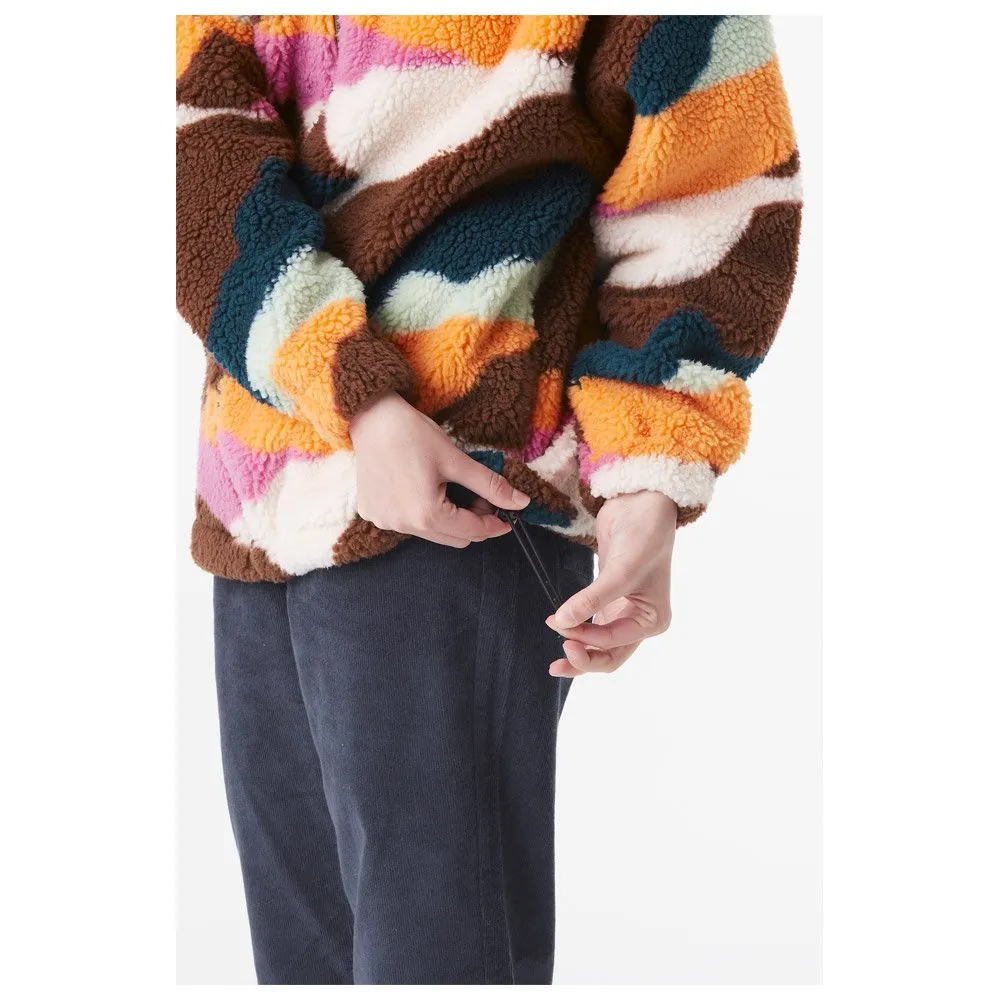 Polar Picture Gypsi Zip Fleece Strates Print