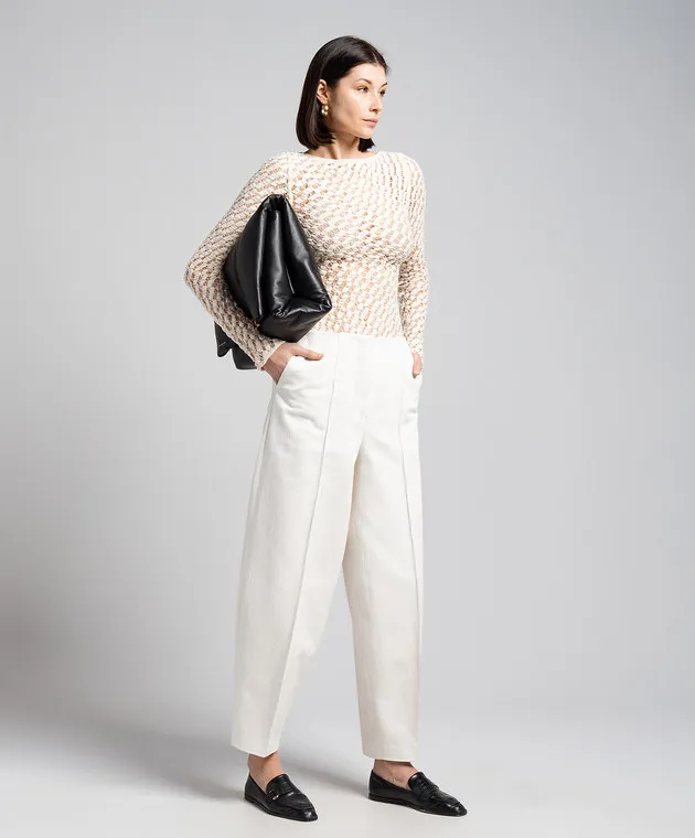 Rohe White pants made of wool