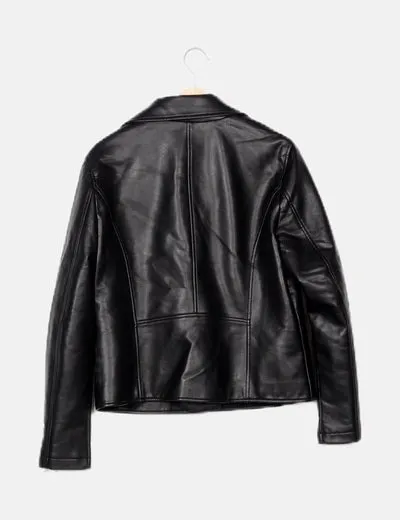 Salsa Jeans Chaqueta biker negra