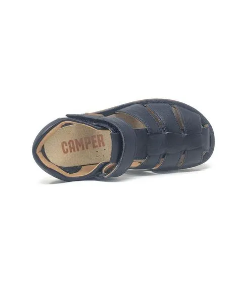 sandalia camper azul marino
