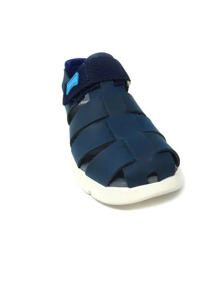 sandalia camper azul velcro