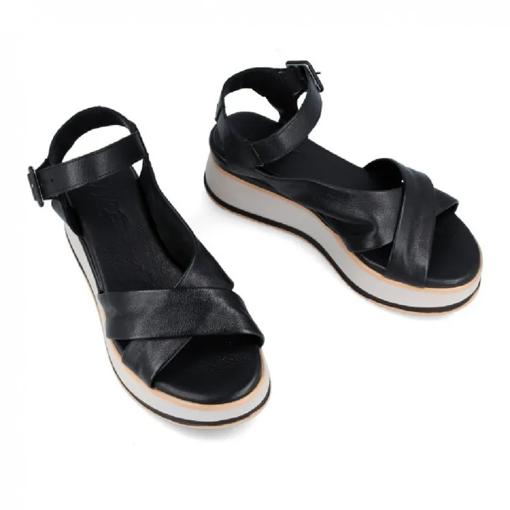 SANDALIA PLATAFORMA W&F CADAQUES C35451111 A4 WALK AND FLY