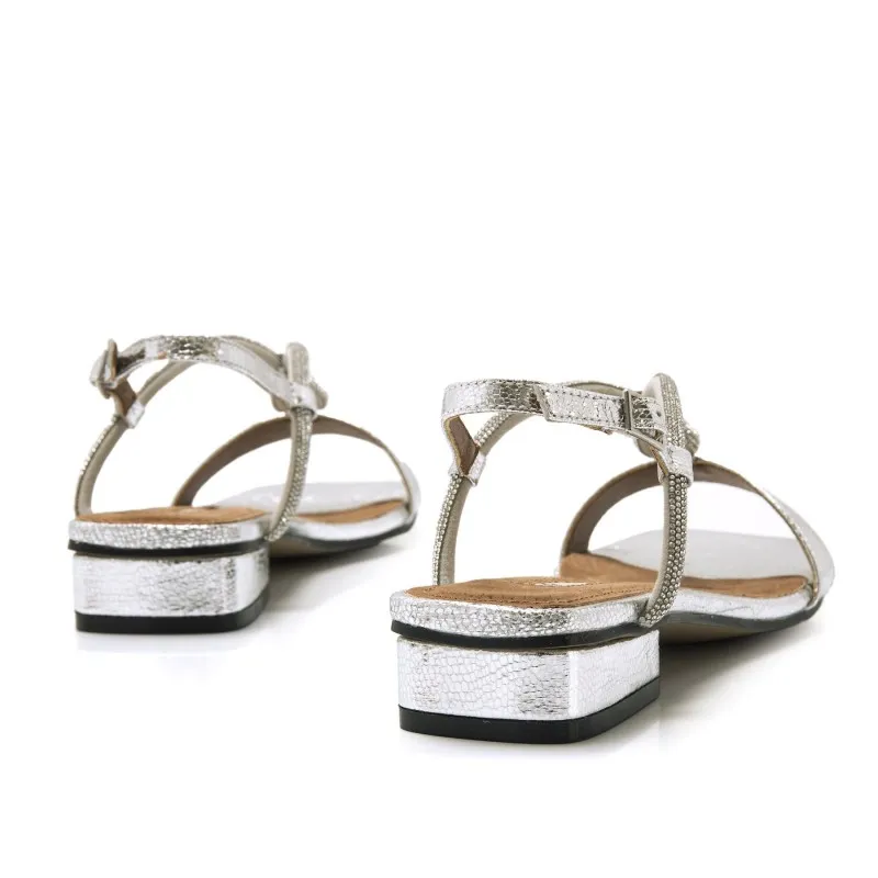 Sandalias Casual de Mujer MARIAMARE 68446 Plata 57118