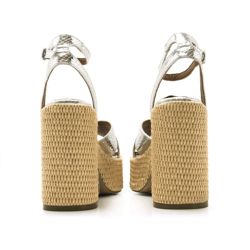 Sandalias Casual de Mujer MARIAMARE 68488 Plata 57135