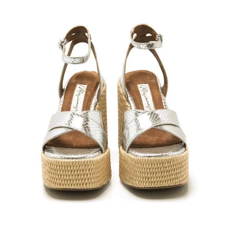 Sandalias Casual de Mujer MARIAMARE 68488 Plata 57135