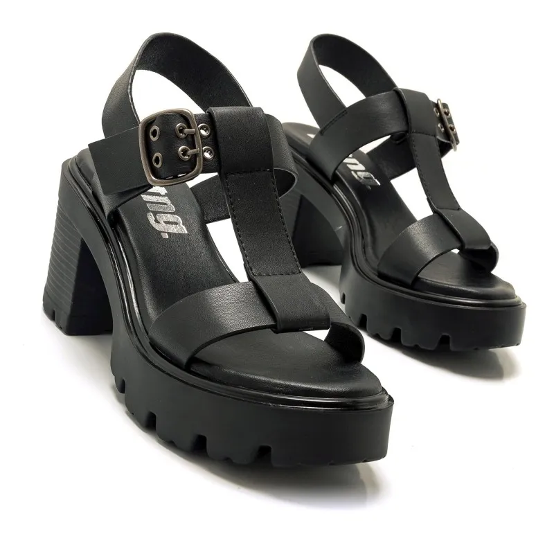 Sandalias Casual de Mujer MTNG EMELINE Negro 56935