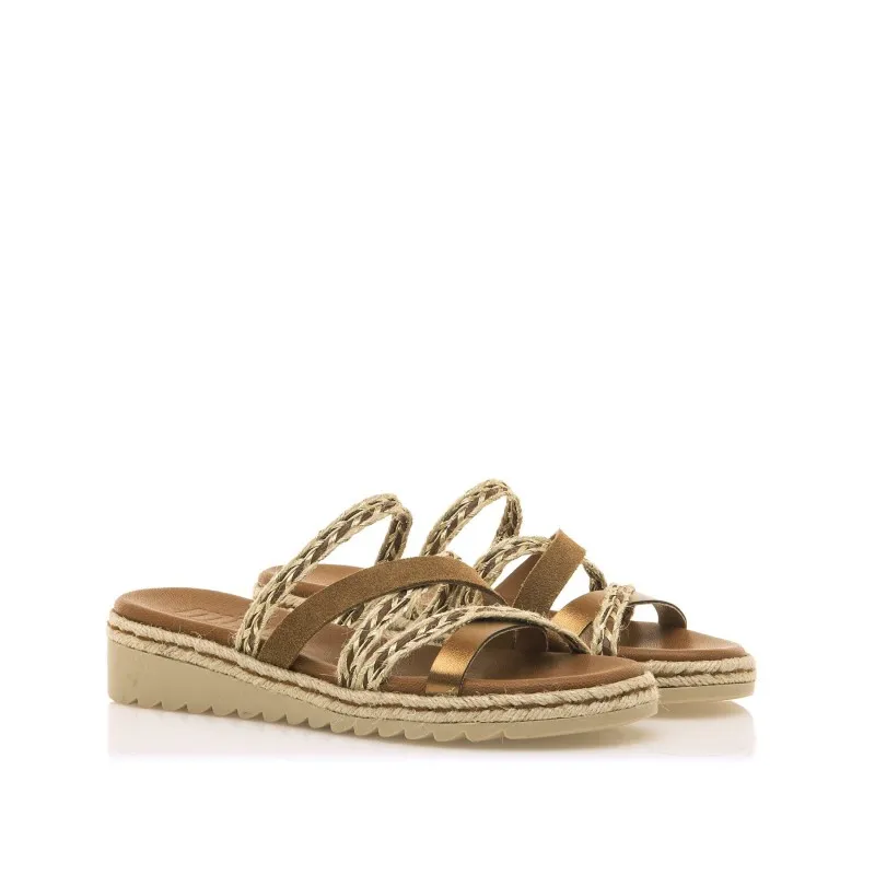 Sandalias Casual de Mujer MTNG LORETTE Marron 57560