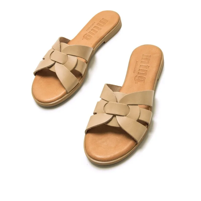Sandalias Casual de Mujer MTNG MARIA Beige 57564