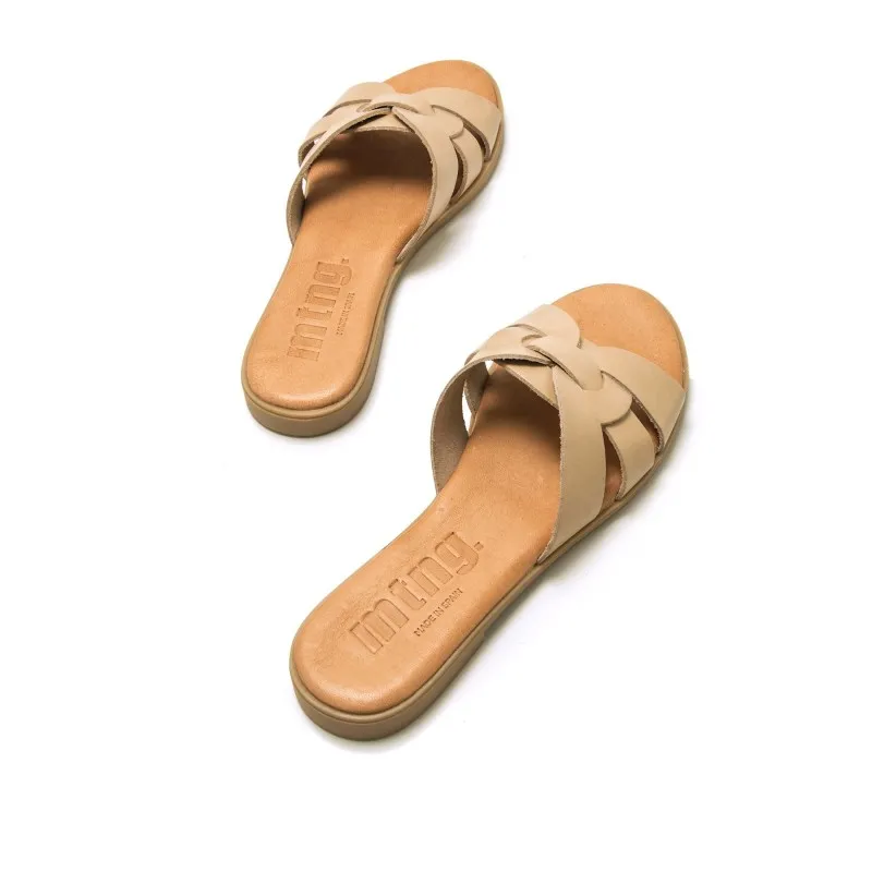 Sandalias Casual de Mujer MTNG MARIA Beige 57564