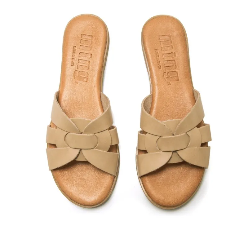 Sandalias Casual de Mujer MTNG MARIA Beige 57564