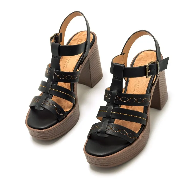 Sandalias Casual de Mujer MTNG NEW 67 Negro 54736