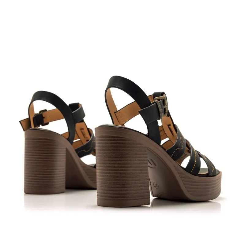 Sandalias Casual de Mujer MTNG NEW 67 Negro 54736
