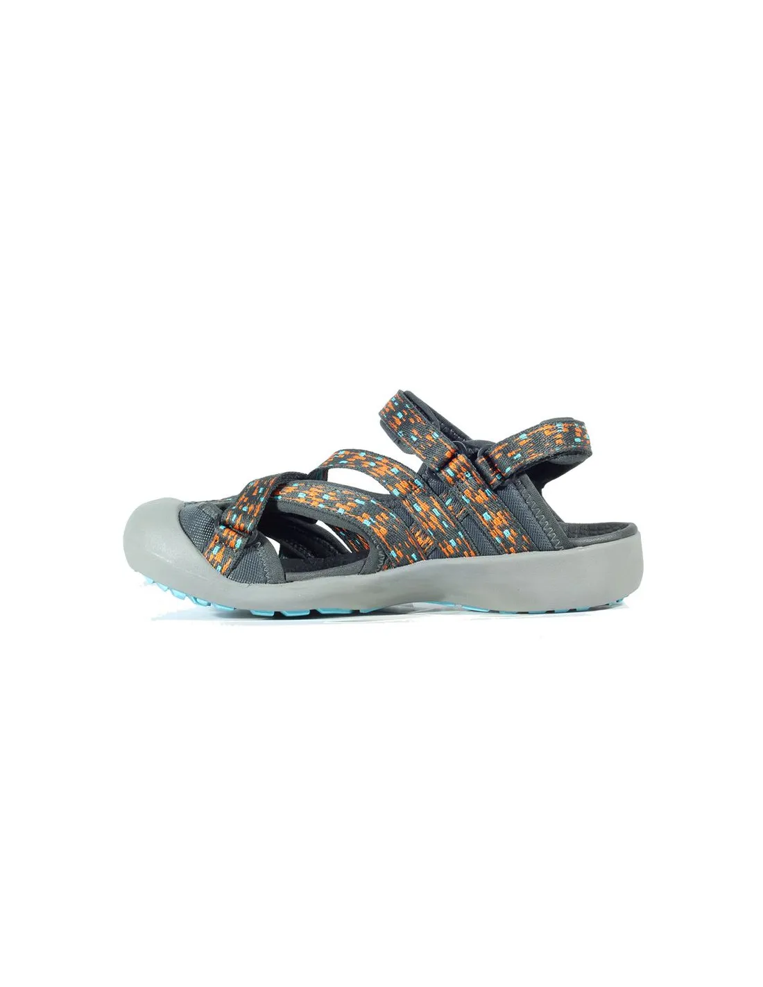 SANDALIAS DE MONTAñA HITEC MUNDA CHARCOALRED ORANGEBLUE CURAçAO MUJER