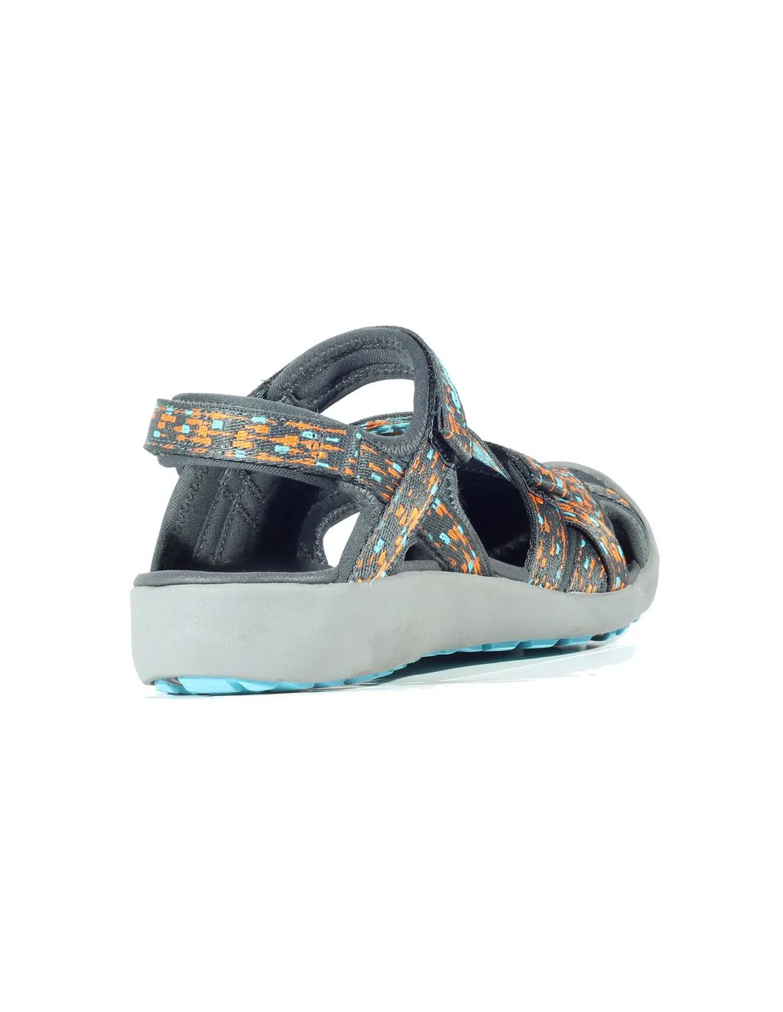 SANDALIAS DE MONTAñA HITEC MUNDA CHARCOALRED ORANGEBLUE CURAçAO MUJER