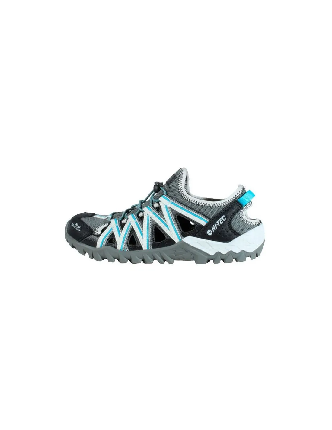 SANDALIAS DE MONTAñA HITEC NARVAL NG MUJER GRIS/NEGRO