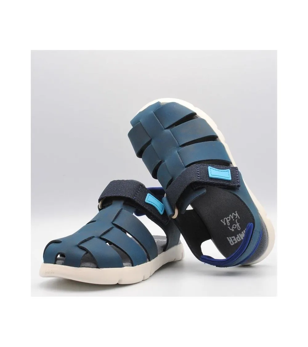 SANDALIAS ORUGA CAMPER MARINO