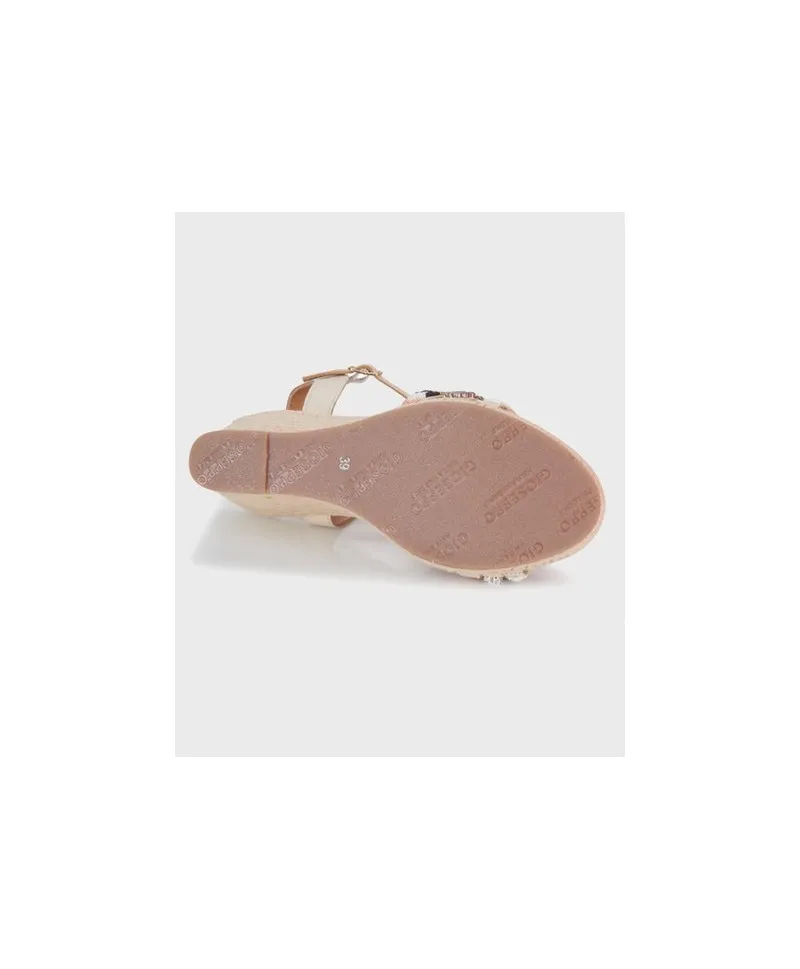 Sandalias Plataforma GIOSEPPO Bacoor Blanco Mujer