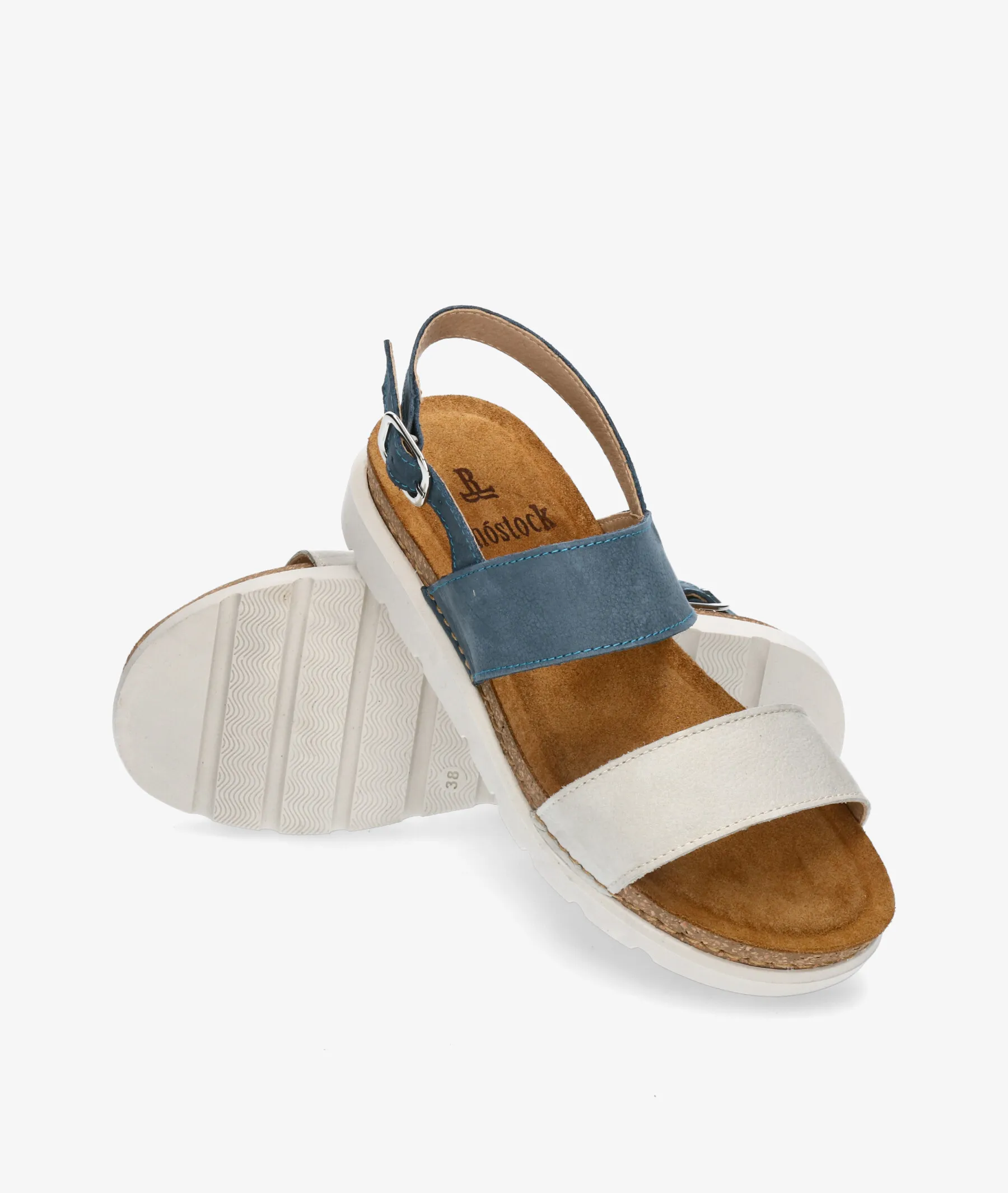 Sandalias Rhostock 13598 en jeans