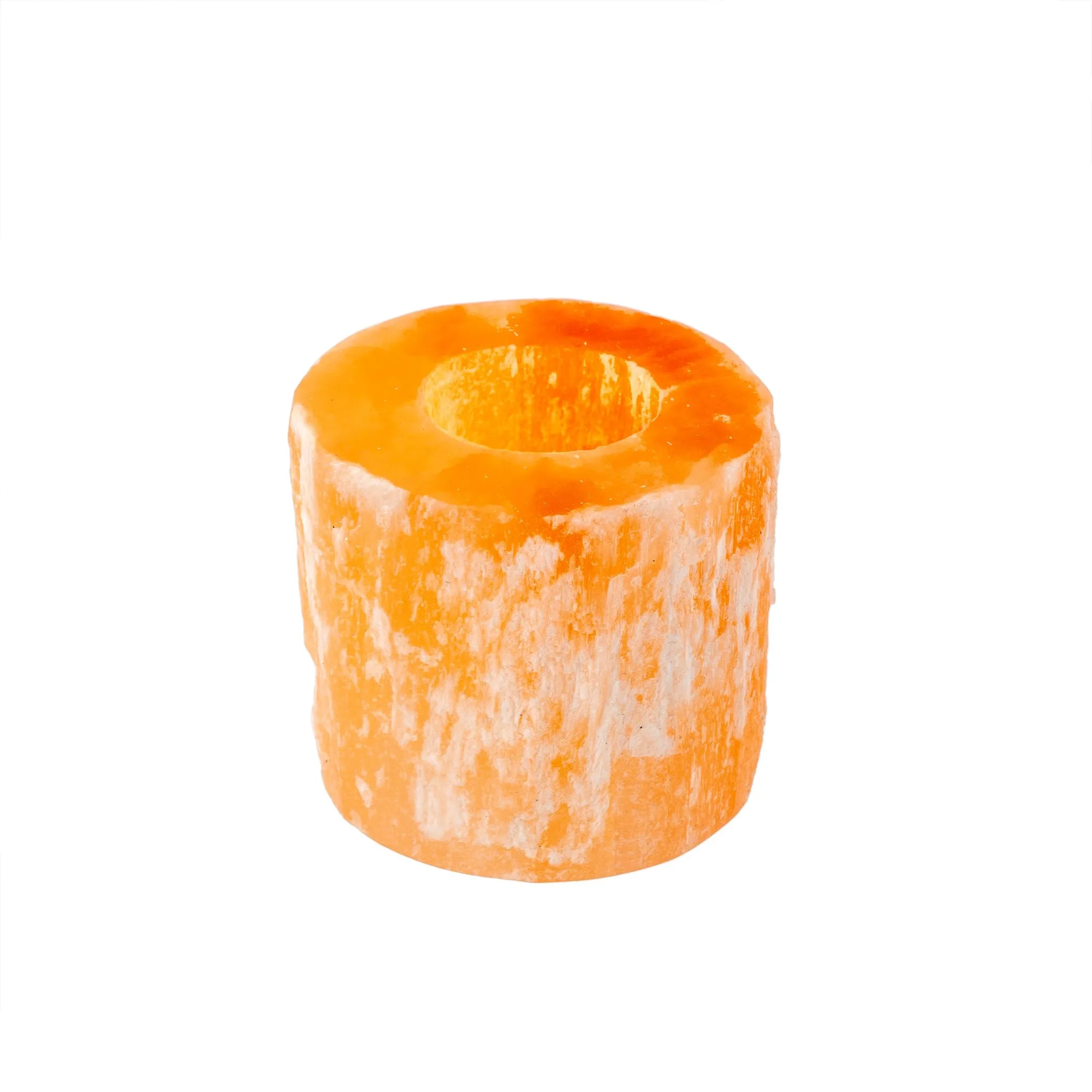 SELENITE CANDLEHOLDER  L