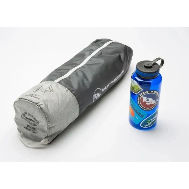 Silla de camping Big agnes Sillón Big Six (Asfalto)