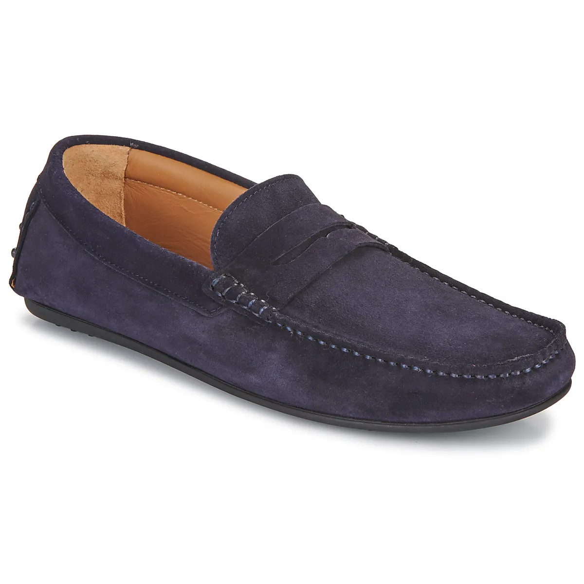 SLHSERGIO SUEDE PENNY DRIVING