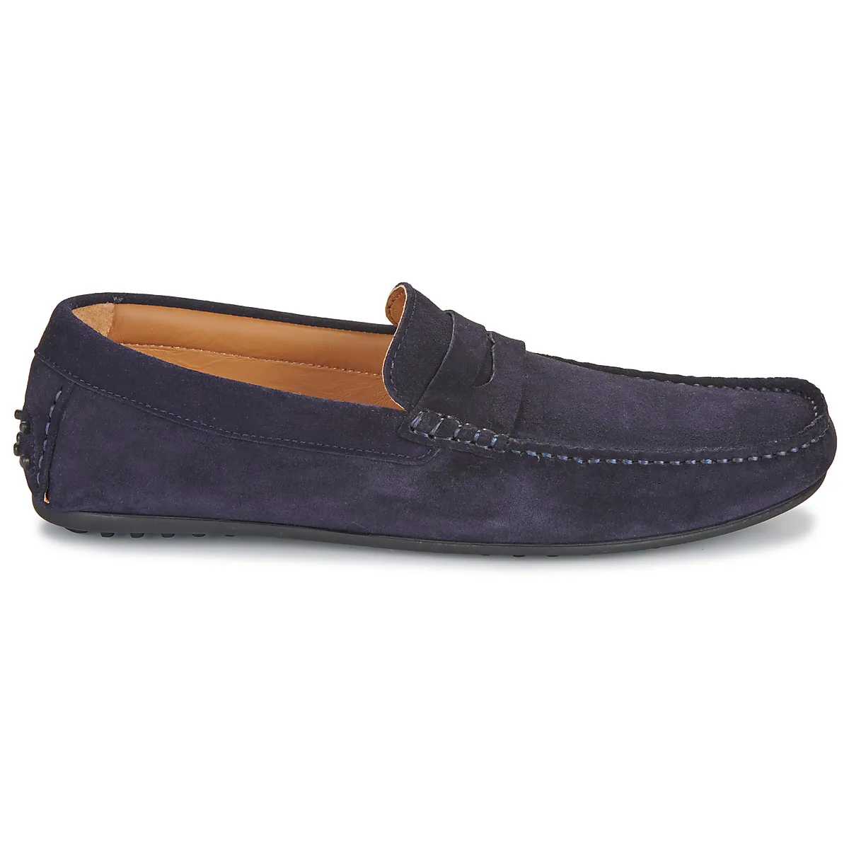 SLHSERGIO SUEDE PENNY DRIVING