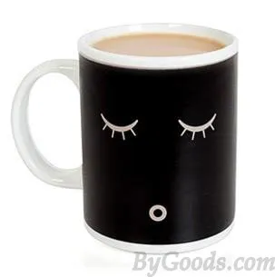 Smile Face Color Changing Ceramic Cup Milk Cup