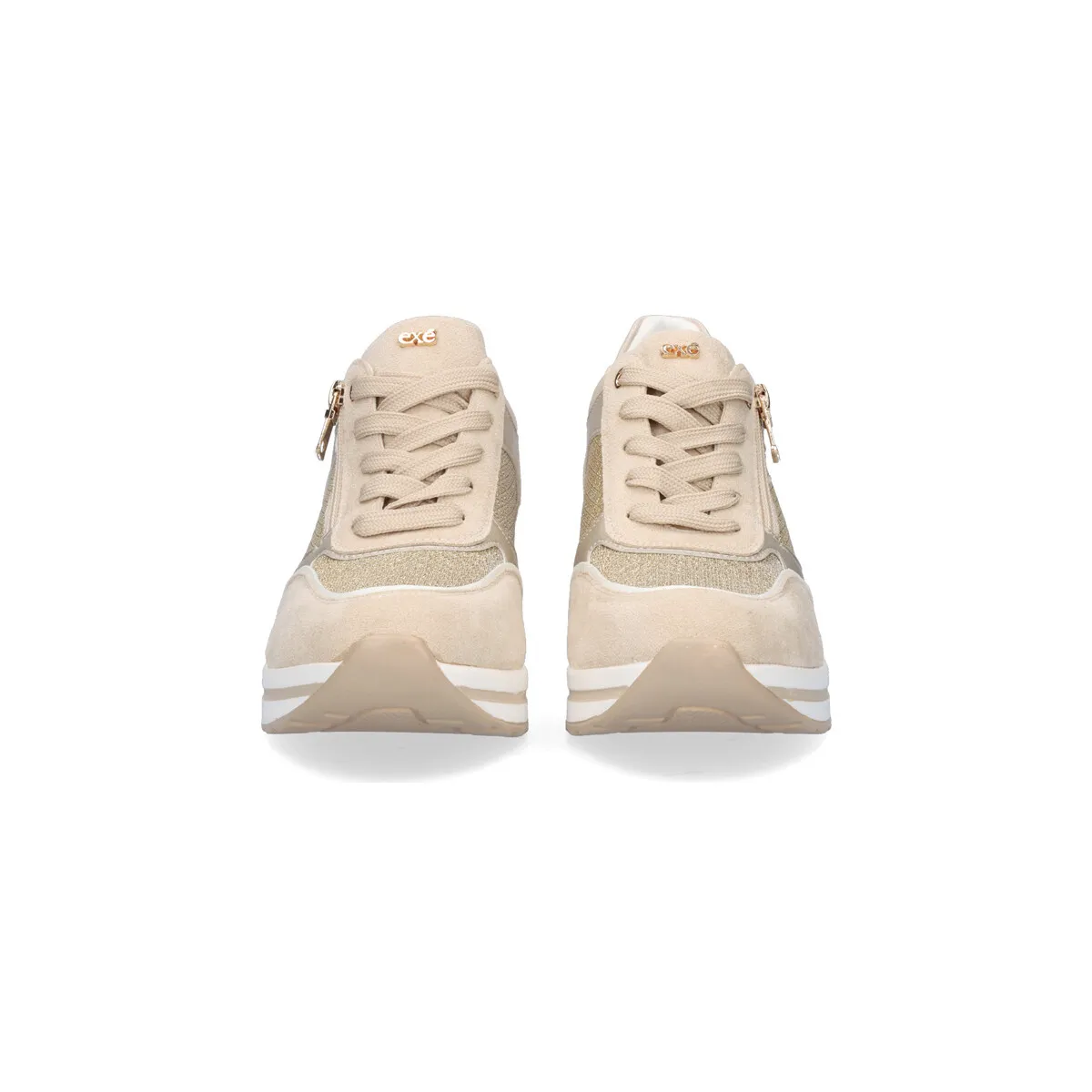 SNEAKER PLATAFORMA 39231EX40 BEIGE