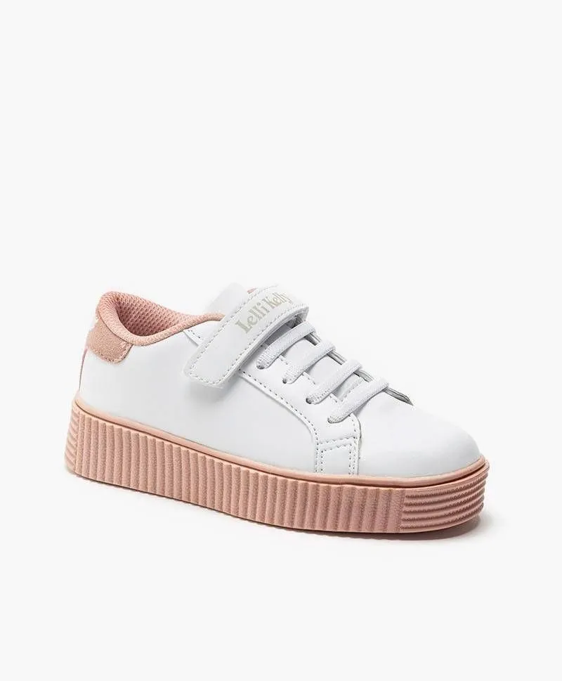 Sneakers LELLI KELLY Plataforma Blanco Rosa Niña