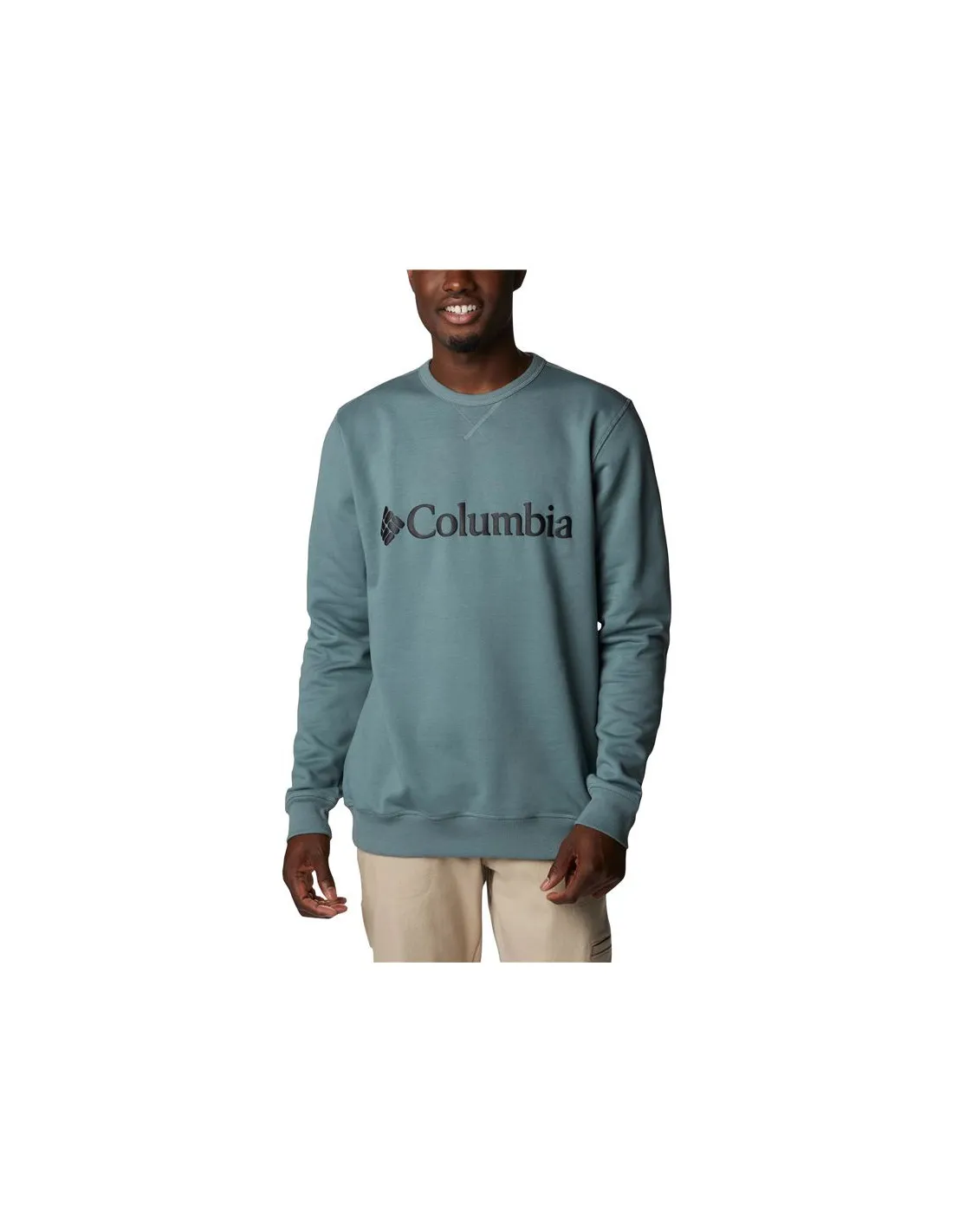 Sudadera de Montaña Columbia™ Logo Fleece Crew Verde Hombre