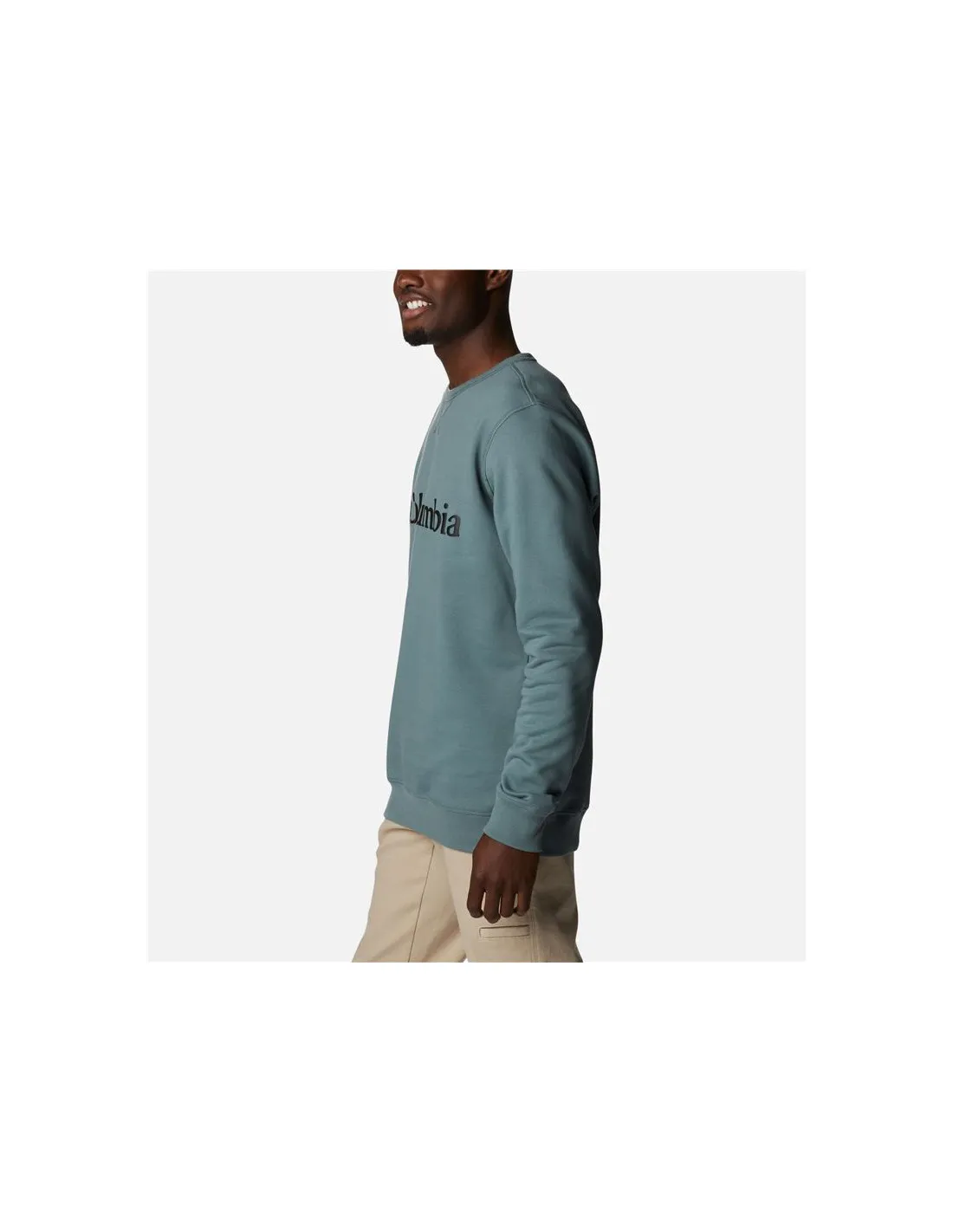 Sudadera de Montaña Columbia™ Logo Fleece Crew Verde Hombre