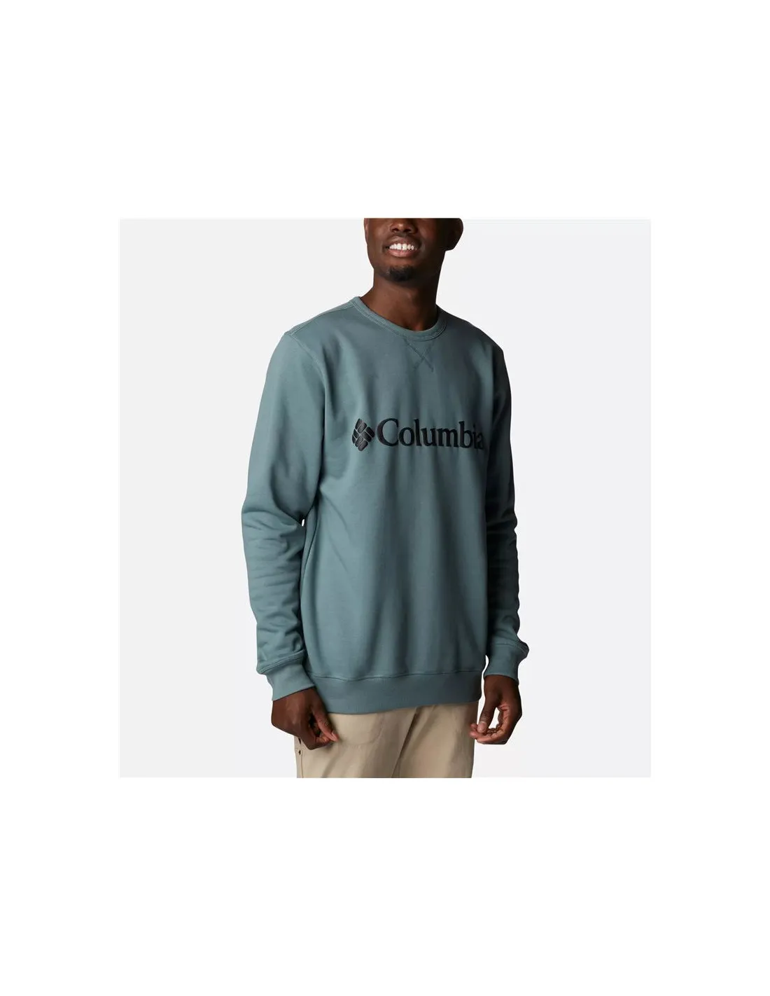 Sudadera de Montaña Columbia™ Logo Fleece Crew Verde Hombre