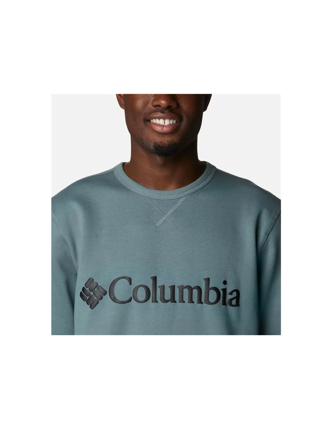 Sudadera de Montaña Columbia™ Logo Fleece Crew Verde Hombre