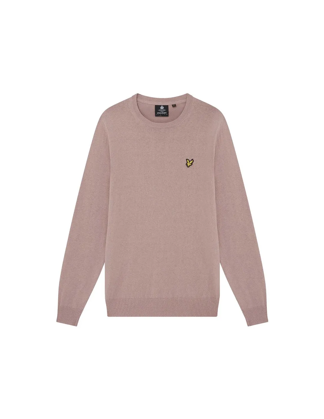 SUDADERA LYLE & SCOTT V1CREW LAMBSWOOL GRIS HOMBRE