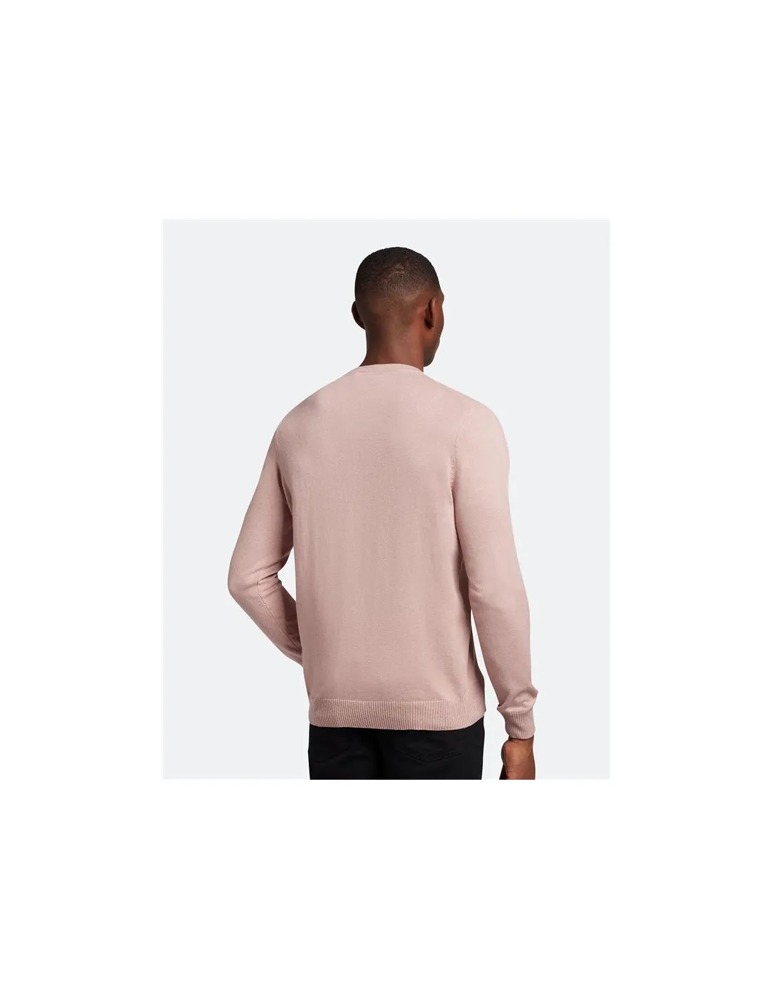 SUDADERA LYLE & SCOTT V1CREW LAMBSWOOL GRIS HOMBRE