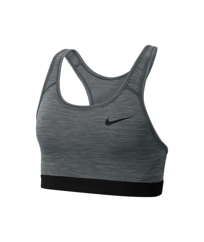 Sujetador Deportivo Nike Swoosh Mujer Grey