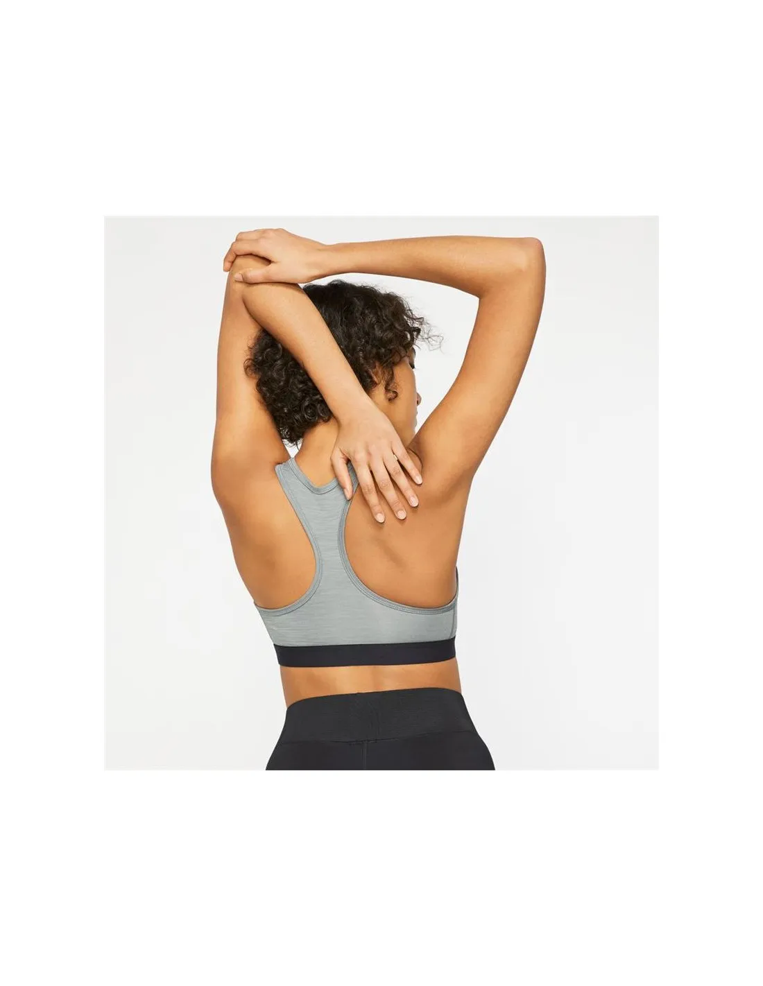 Sujetador Deportivo Nike Swoosh Mujer Grey