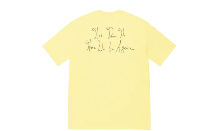 Supreme Lil Kim Tee Yellow