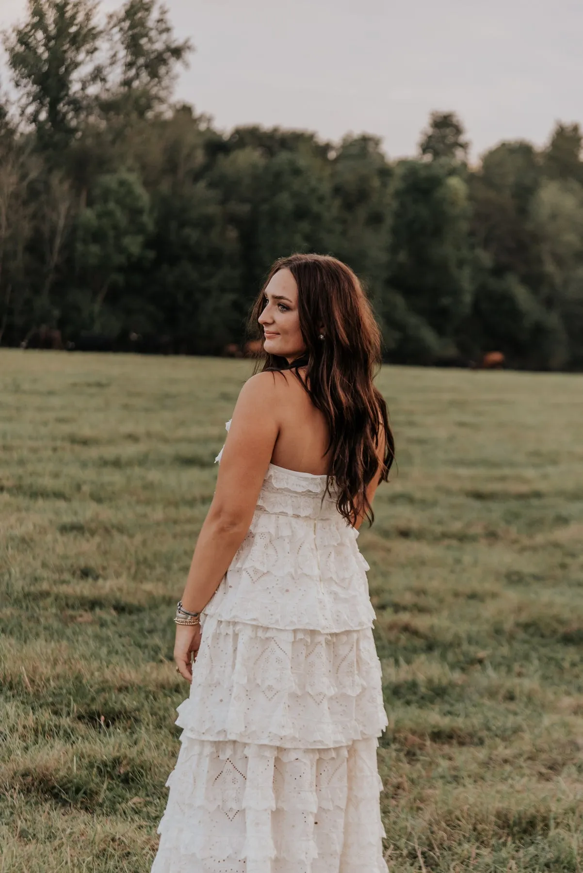 SWEET MOMENT OFF WHITE MIDI DRESS