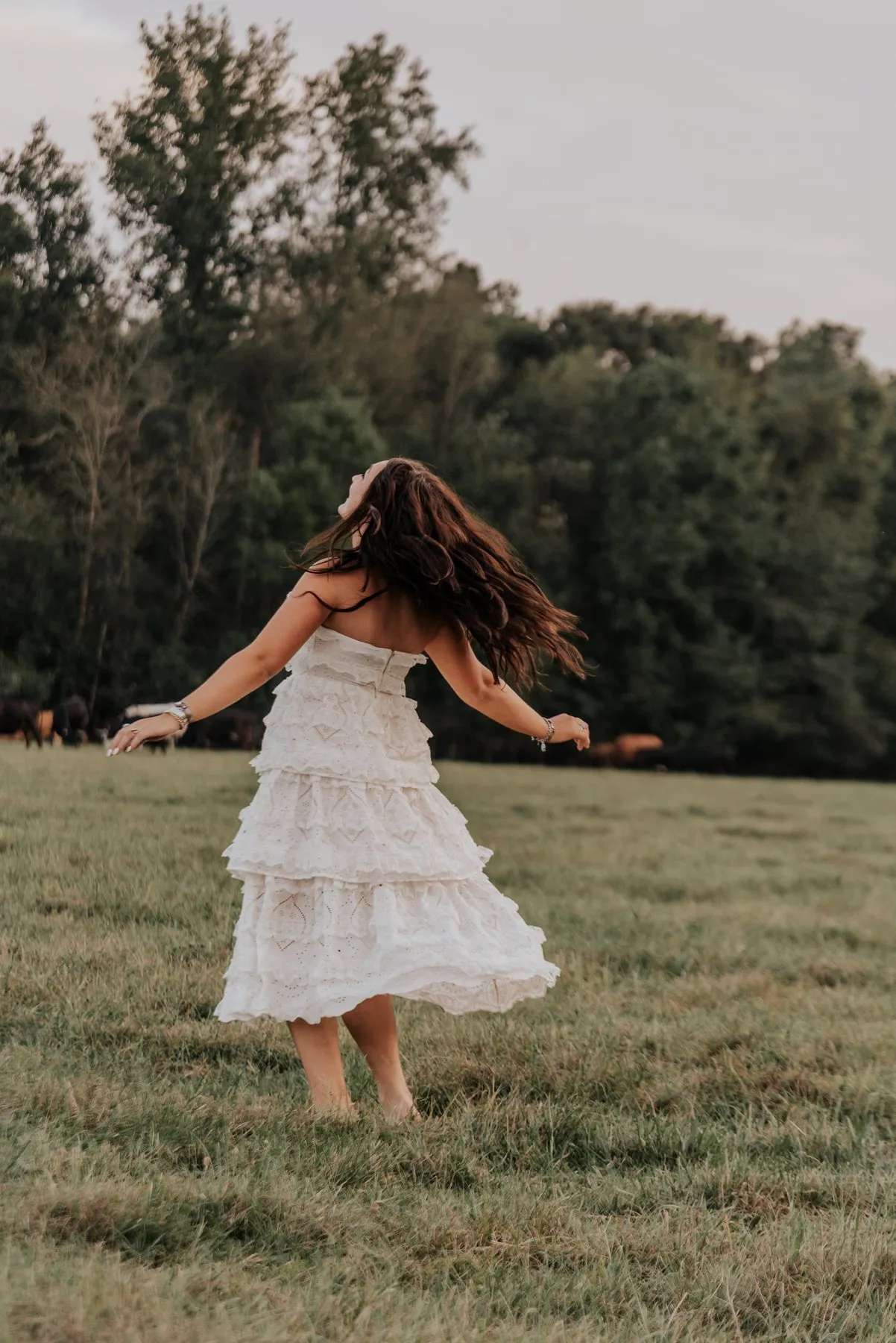 SWEET MOMENT OFF WHITE MIDI DRESS