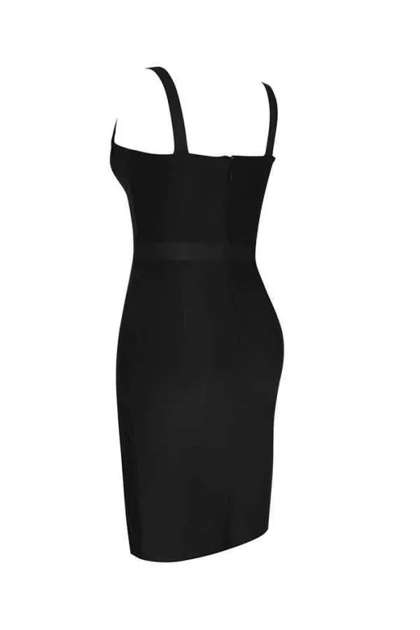 Tallas grandes vestido tela bandage Lujo