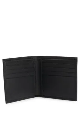 Tarjetero de piel con monograma Double B